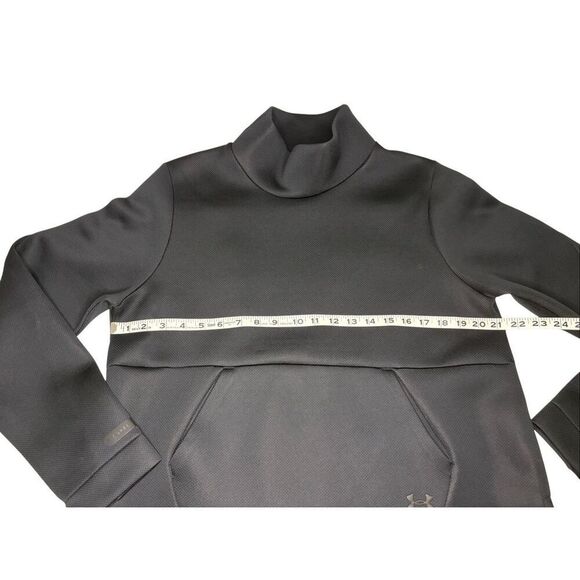 Under Armour Unstoppable Move mock neck pullover in black - L - Picture 6 of 8